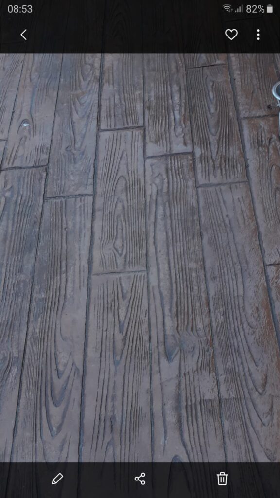 Beton amprentat Caracal