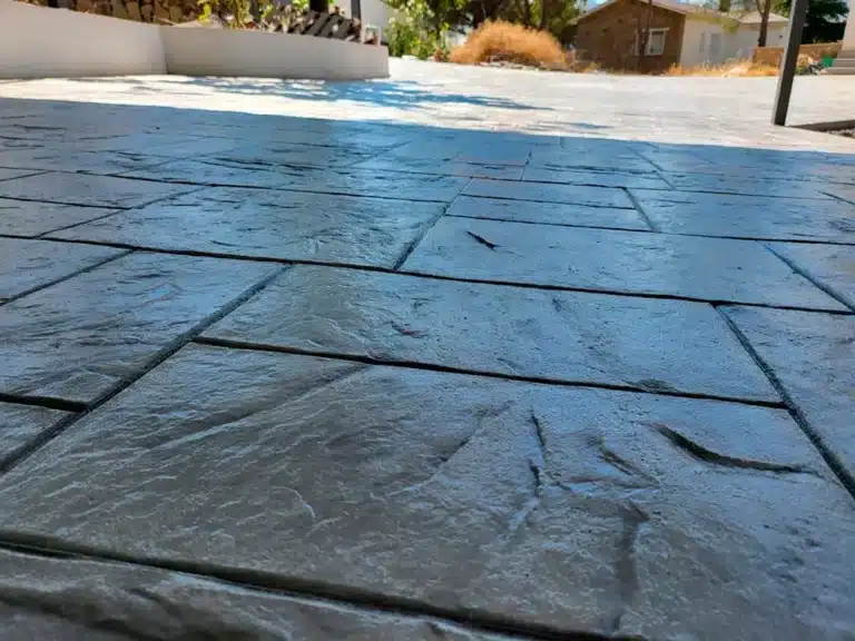 Terasa beton amprentat
