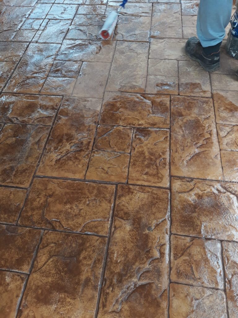 Intretinere beton amprentat